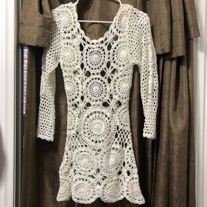 Fashionnova Crochet Swim Cover Up